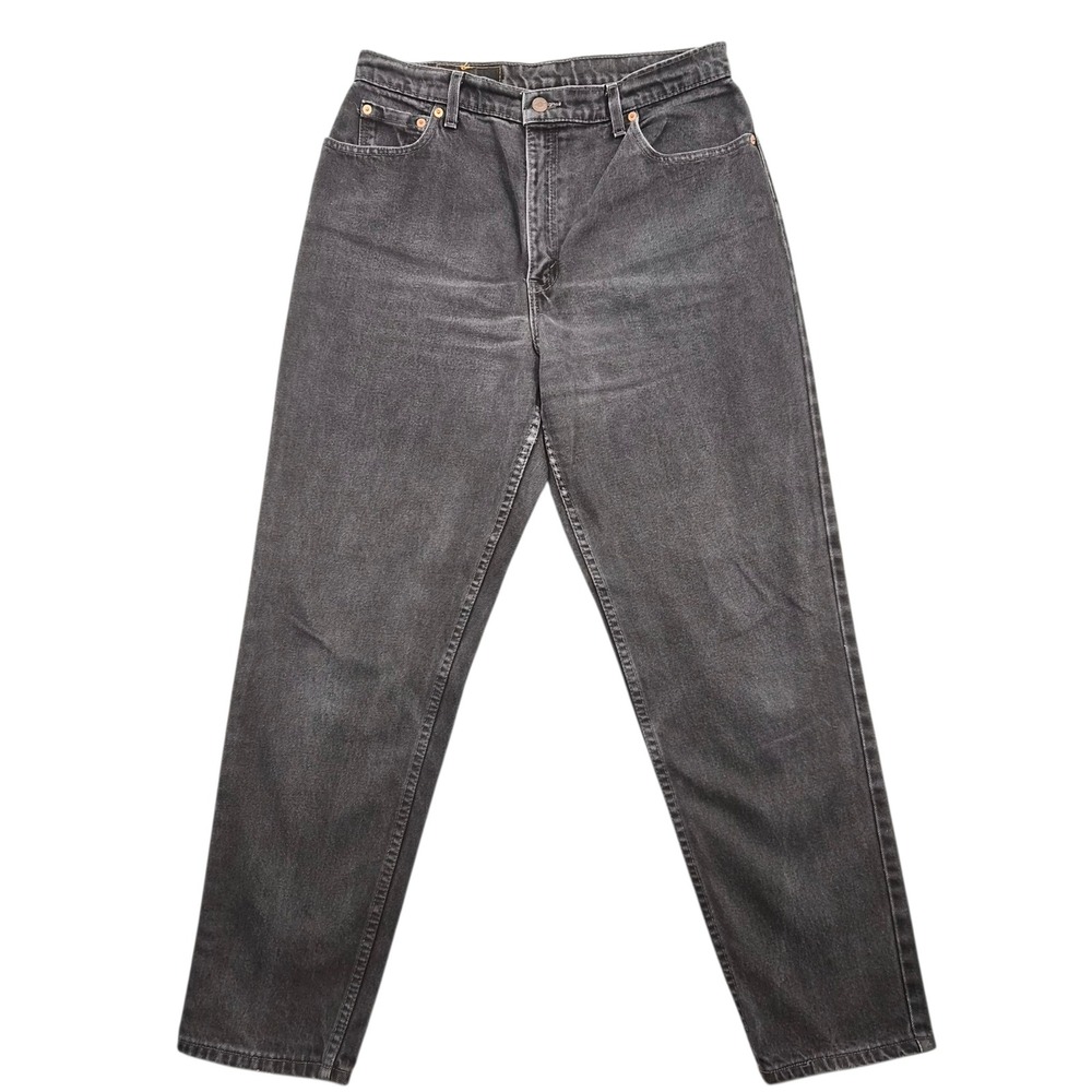 Levis 551 Relaxed Fit Tapered Leg Jeans Mens 14 MED Faded Black Made in Canada